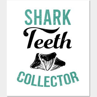 Shark teeth collector gift idea for teeth collectors and shark lovers Posters and Art